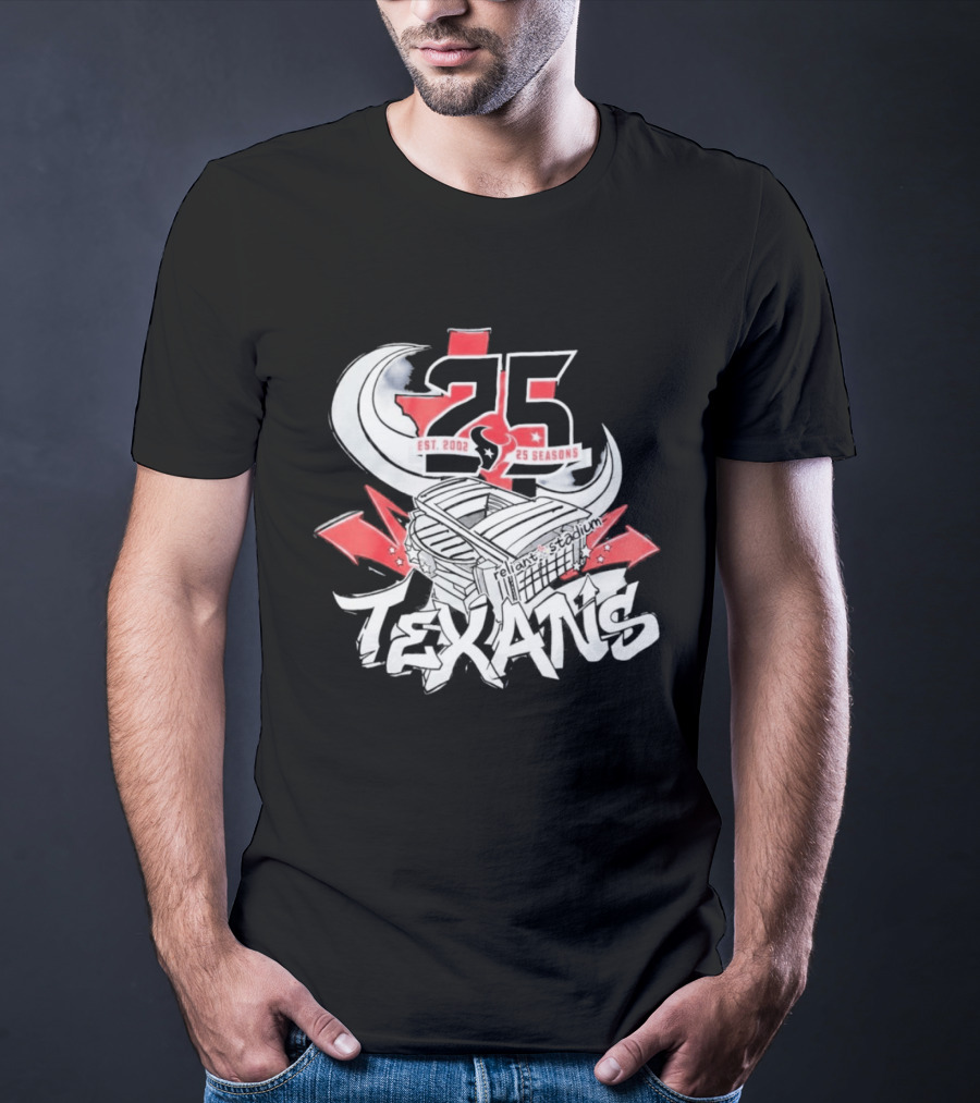 Texans 2026 Est. 2002 25 Seasons Anniversary T-Shirt