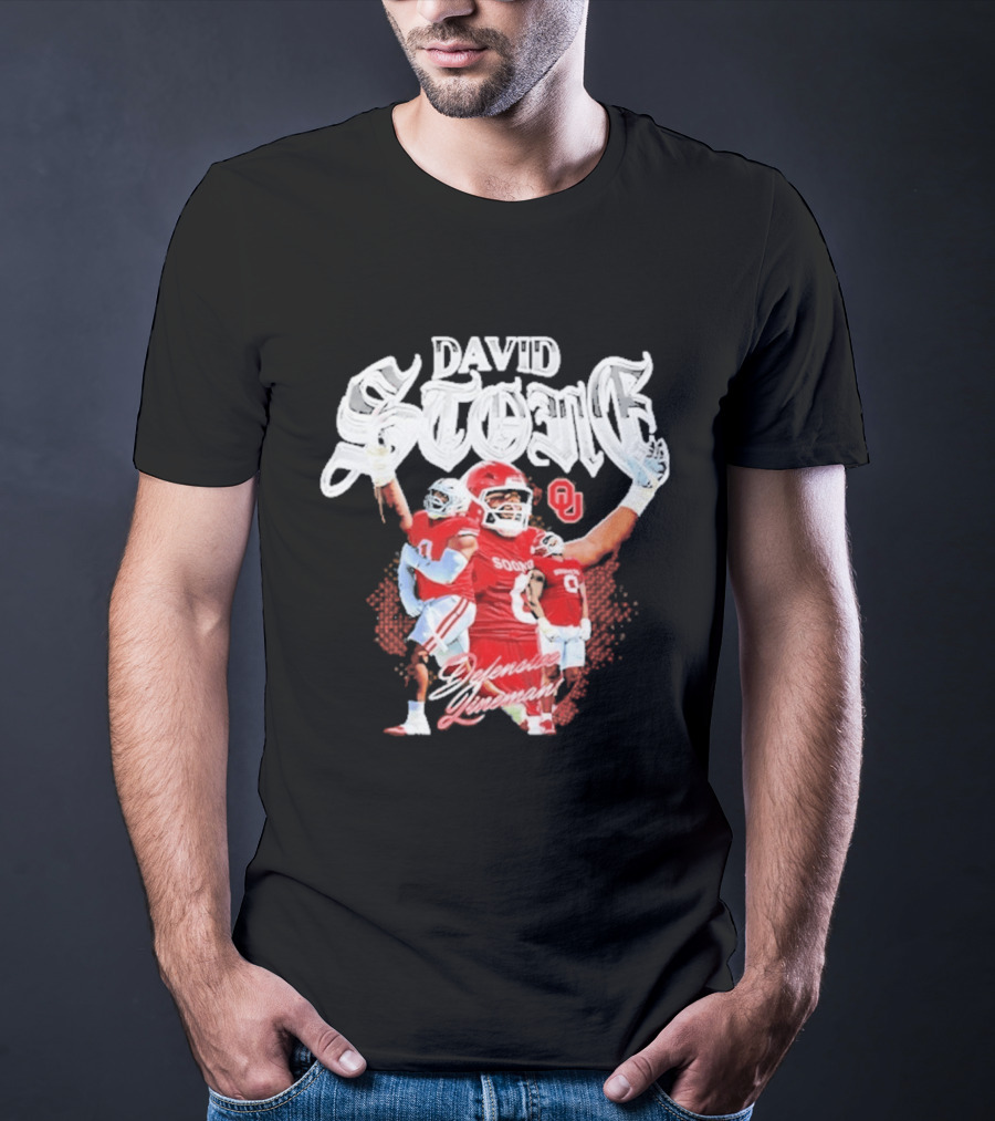 David Stone 0 Oklahoma Sooners Defensive Lineman T-Shirt
