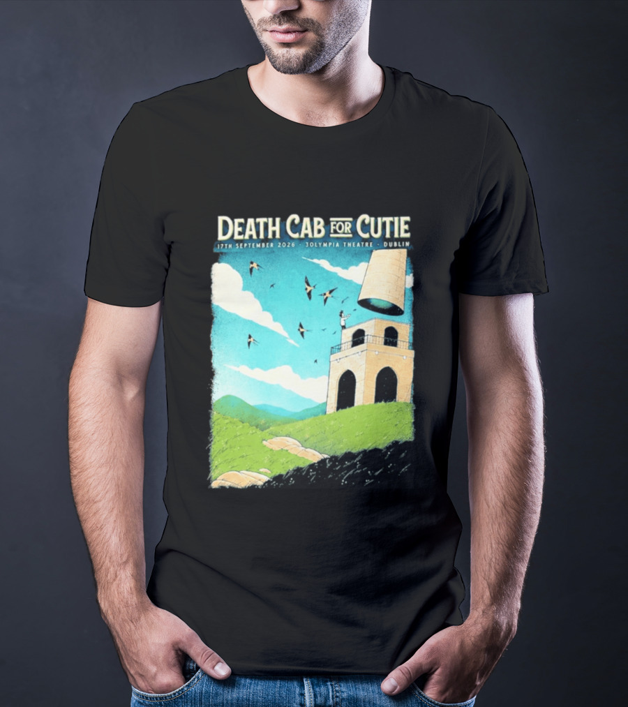 Death Cab For Cutie Olympia Theatre Dublin 17th September 2026 T-Shirt