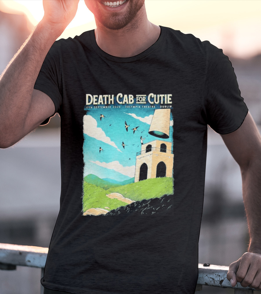 Death Cab For Cutie Olympia Theatre Dublin 17th September 2026 T-Shirt