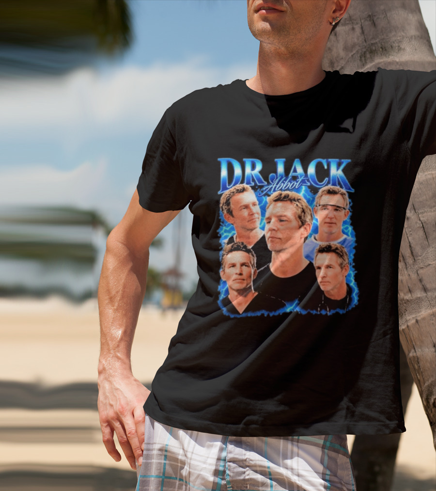 Dr Jack Abbot Multiple Faces Collage T-Shirt