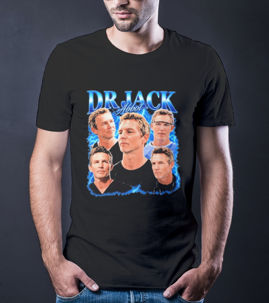 Dr Jack Abbot Multiple Faces Collage T-Shirt