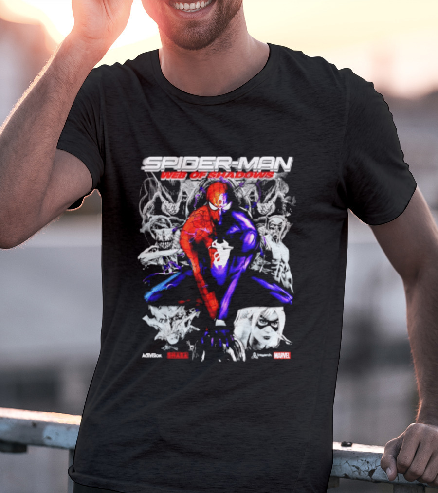 Spider Man Web Of Shadows Marvel Shaba Game T-Shirt