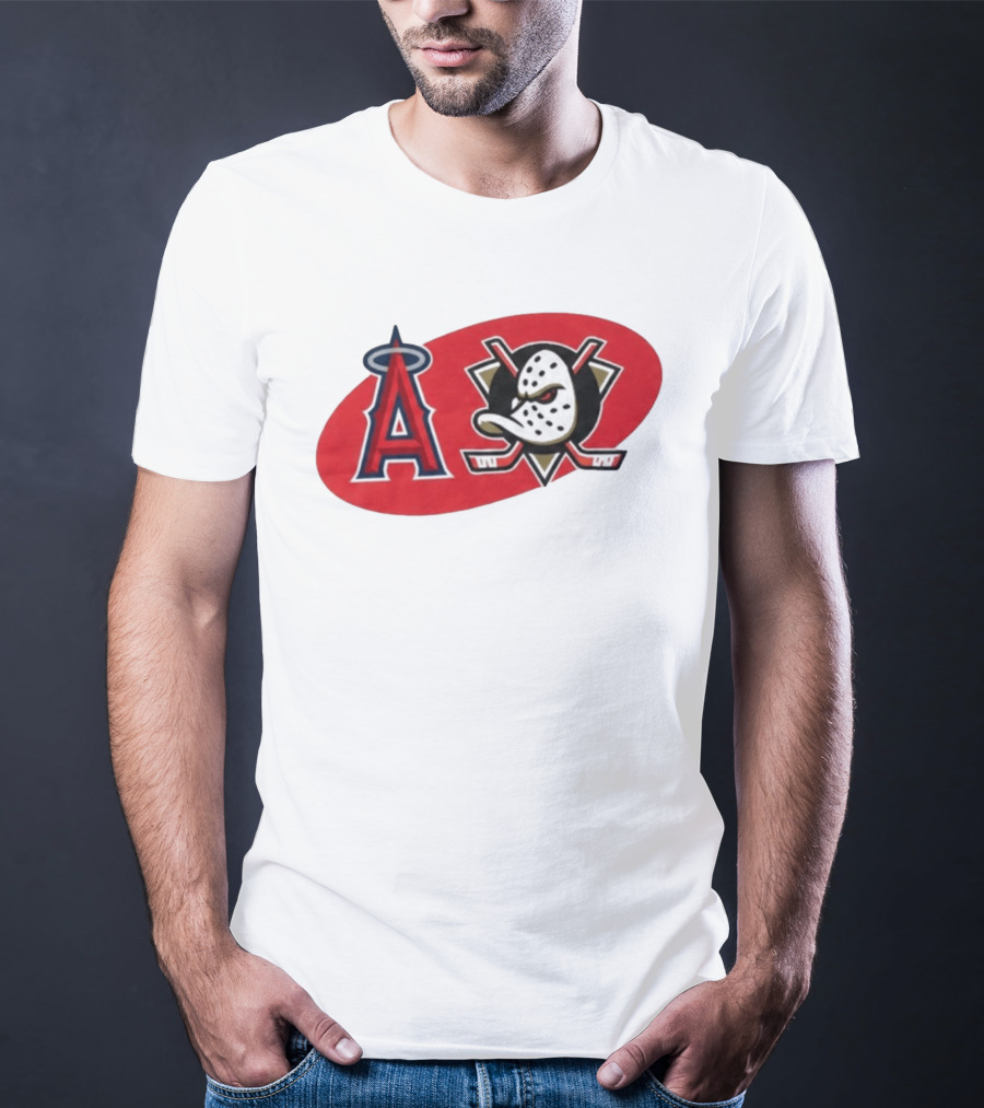Los Angeles Angels Anaheim Ducks Collaboration Event T-Shirt