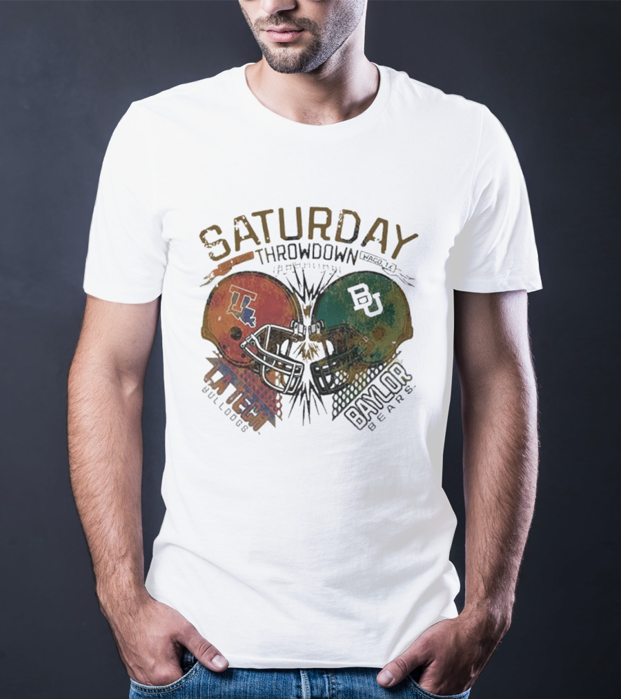 Baylor Bears Vs Louisiana Tech Bulldogs Saturday Throwdown Waco TX Sept 19 2026 T-Shirt