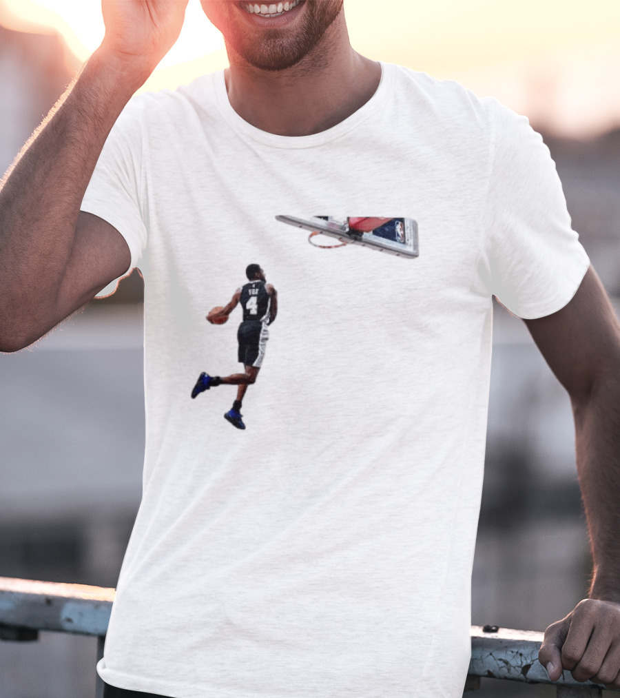DeAaron Fox Dunk Action Sacramento Kings Basketball NBA T-Shirt