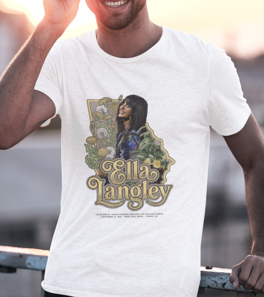 Ella Langley Akions Ford Arena 2026 Tour Athens GA September 18th Floral T-Shirt