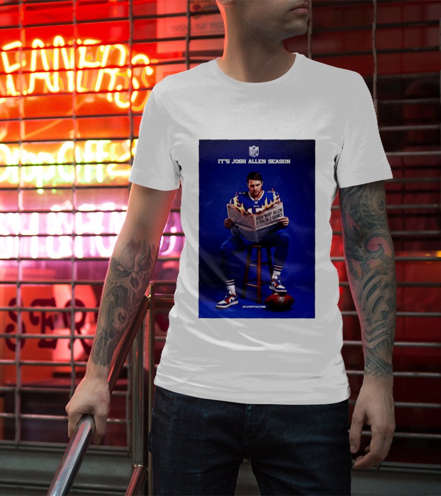 Josh Allen Season Buffalo Bills MVP 9 TDs NFL Football T-Shirt