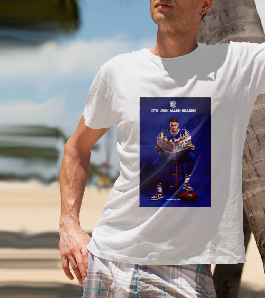 Josh Allen Season Buffalo Bills MVP 9 TDs NFL Football T-Shirt
