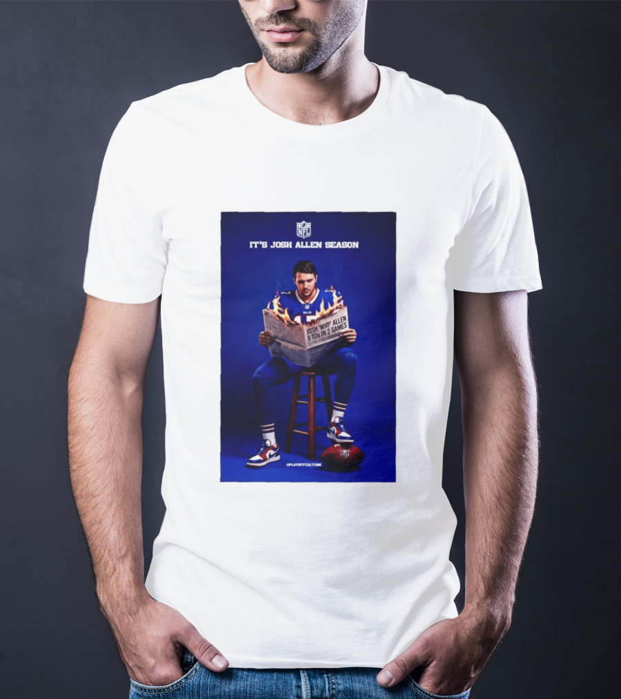 Josh Allen Season Buffalo Bills MVP 9 TDs NFL Football T-Shirt