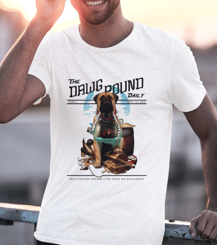 The Dawg Pound Daily Cleveland Browns Vs Tampa Bay Buccaneers Sept 2023 T-Shirt