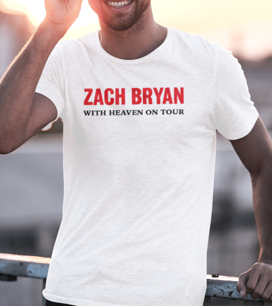 Zach Bryan The Woodlands 2026 With Heaven On Tour Dover DE September 18th 19th T-Shirt