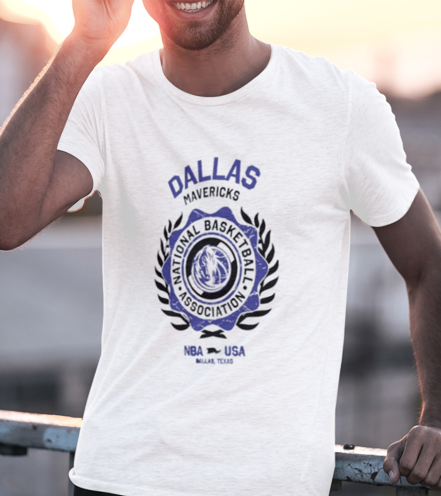 Dallas Mavericks National Basketball Association USA Laurels 2026 T-Shirt