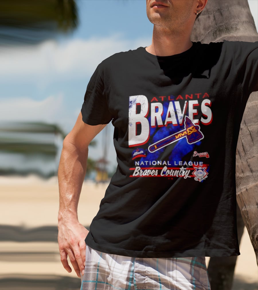Atlanta Braves National League Braves Country Vintage Tomahawk Iconic Team Spirit T-Shirt