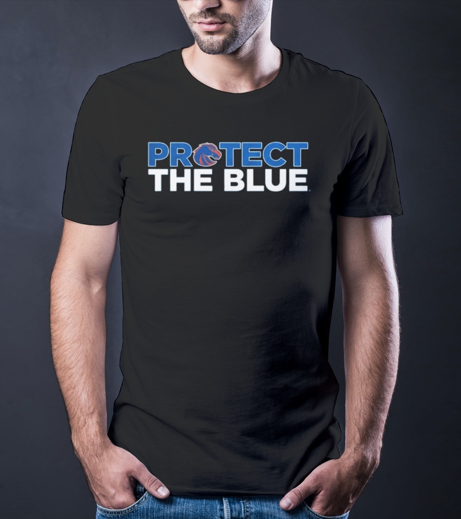 Boise State Broncos Football Protect The Blue T-Shirt