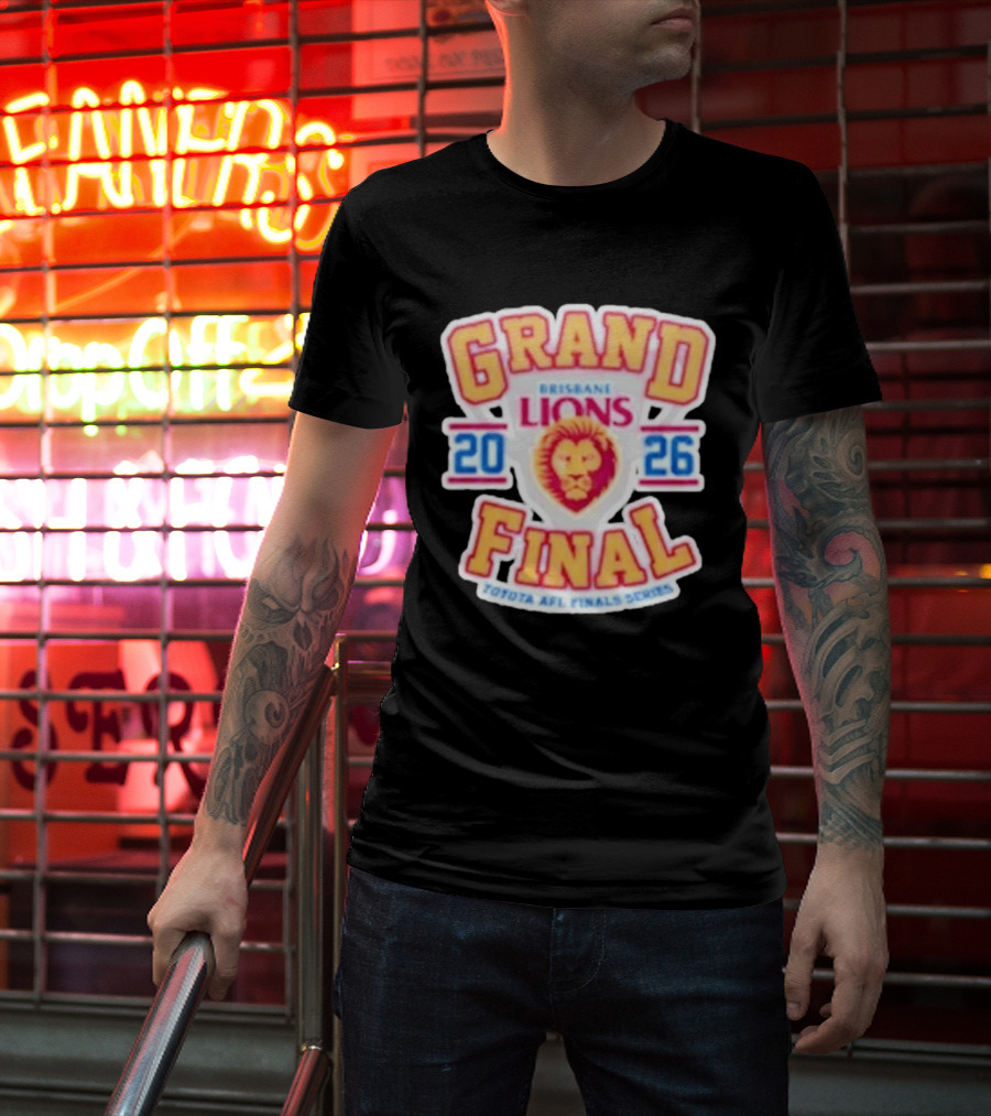 Brisbane Lions 2026 Grand Final Toyota AFL Finals Series T-Shirt