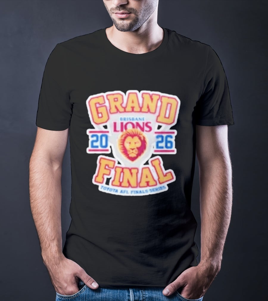 Brisbane Lions 2026 Grand Final Toyota AFL Finals Series T-Shirt