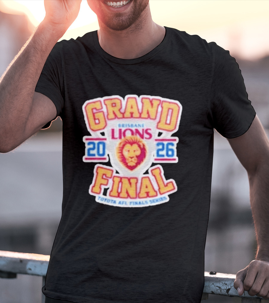 Brisbane Lions 2026 Grand Final Toyota AFL Finals Series T-Shirt