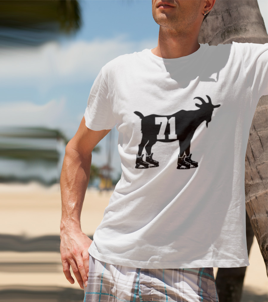 Macklin Celebrini San Jose Sharks GOAT 71 T-Shirt