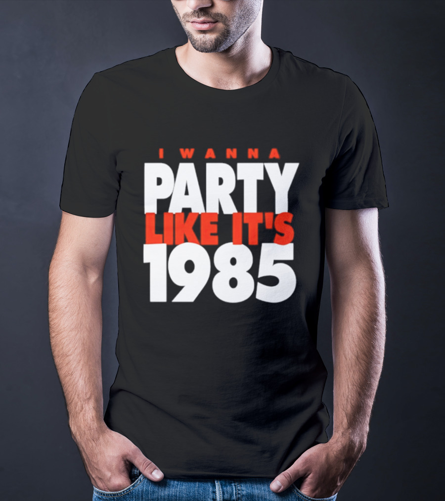 Chicago Bears I Wanna Party Like It's 1985 Retro Nostalgia T-Shirt