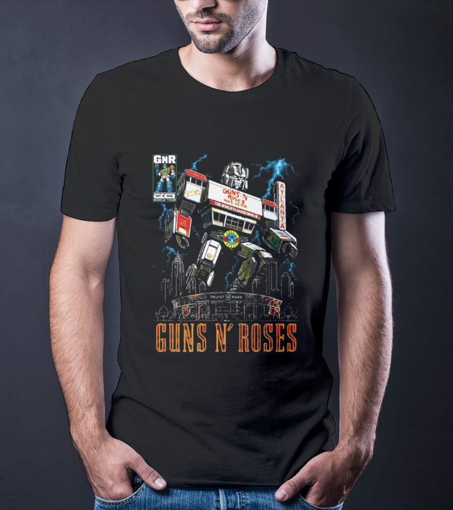 Guns N Roses Truist Park Atlanta GA 2026 Megazord Event September 19 T-Shirt
