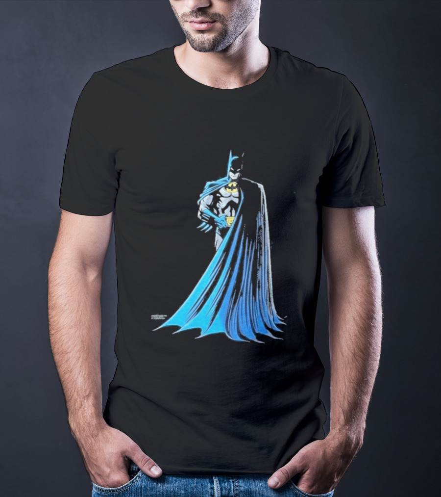 IShowSpeed 1989 Batman DC Comics Blue And Grey Cape T-Shirt