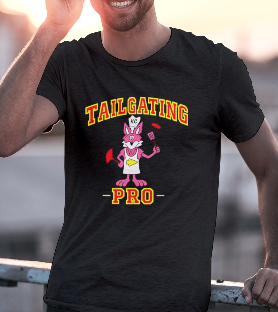 Kansas City Chiefs Tailgating Pro Cartoon Chef Fox T-Shirt