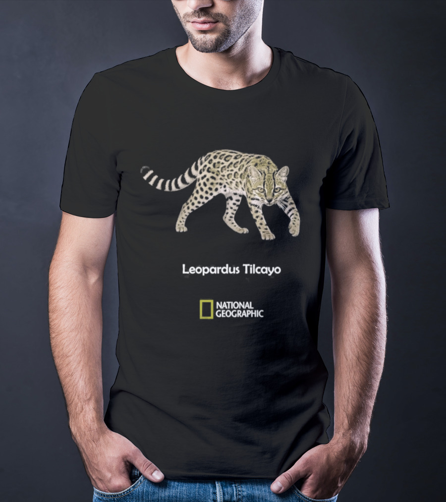 Leopardus Tilcayo National Geographic Wildlife September 2026 Discovery T-Shirt