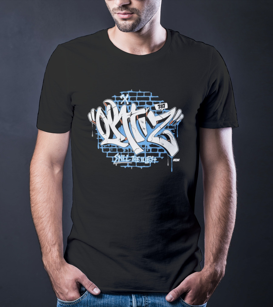 Ortiz Still The Illest Graffiti Style 787 Wall T-Shirt