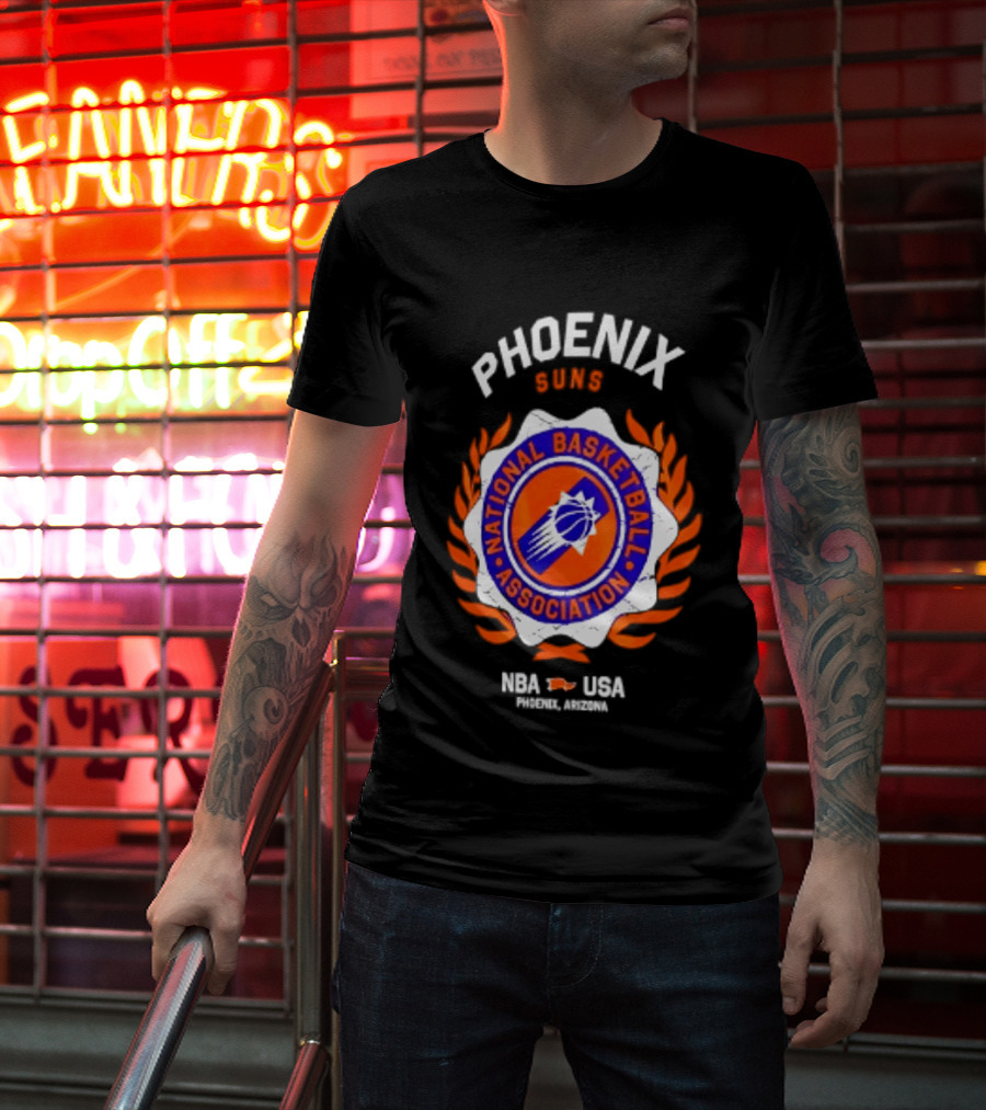 Phoenix Suns NBA National Basketball Association USA Laurel Crest 2026 T-Shirt