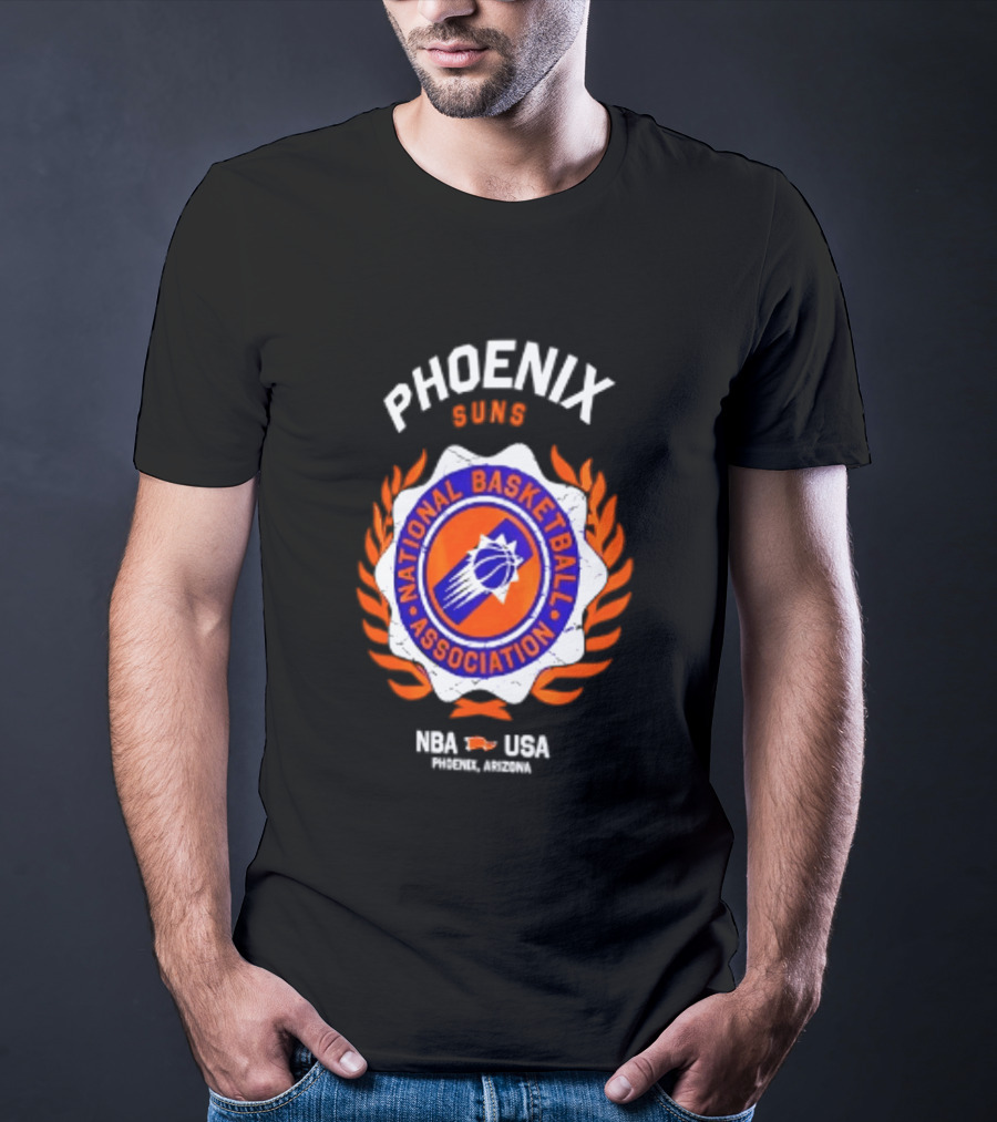 Phoenix Suns NBA National Basketball Association USA Laurel Crest 2026 T-Shirt