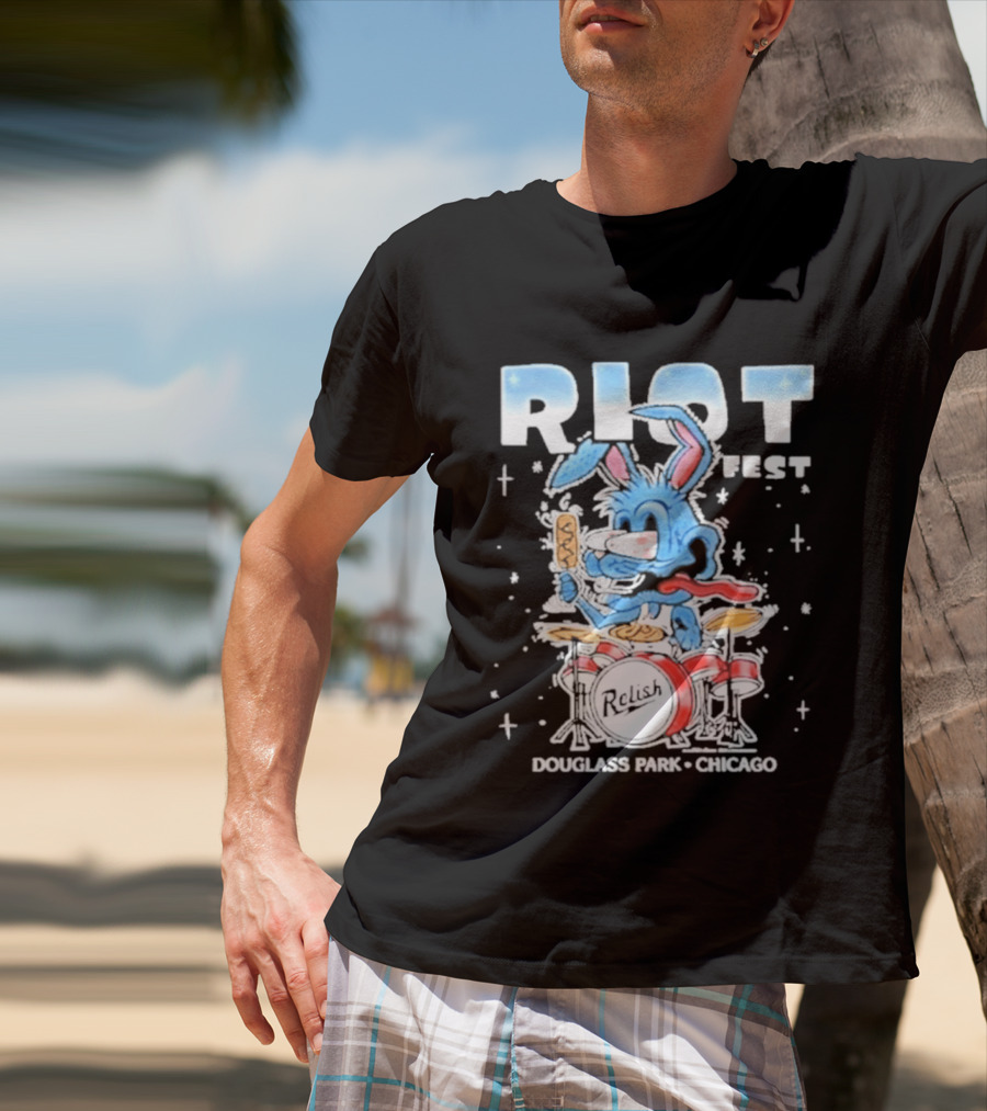 Riot Festival 2026 Douglass Park Chicago Relish Event T-Shirt