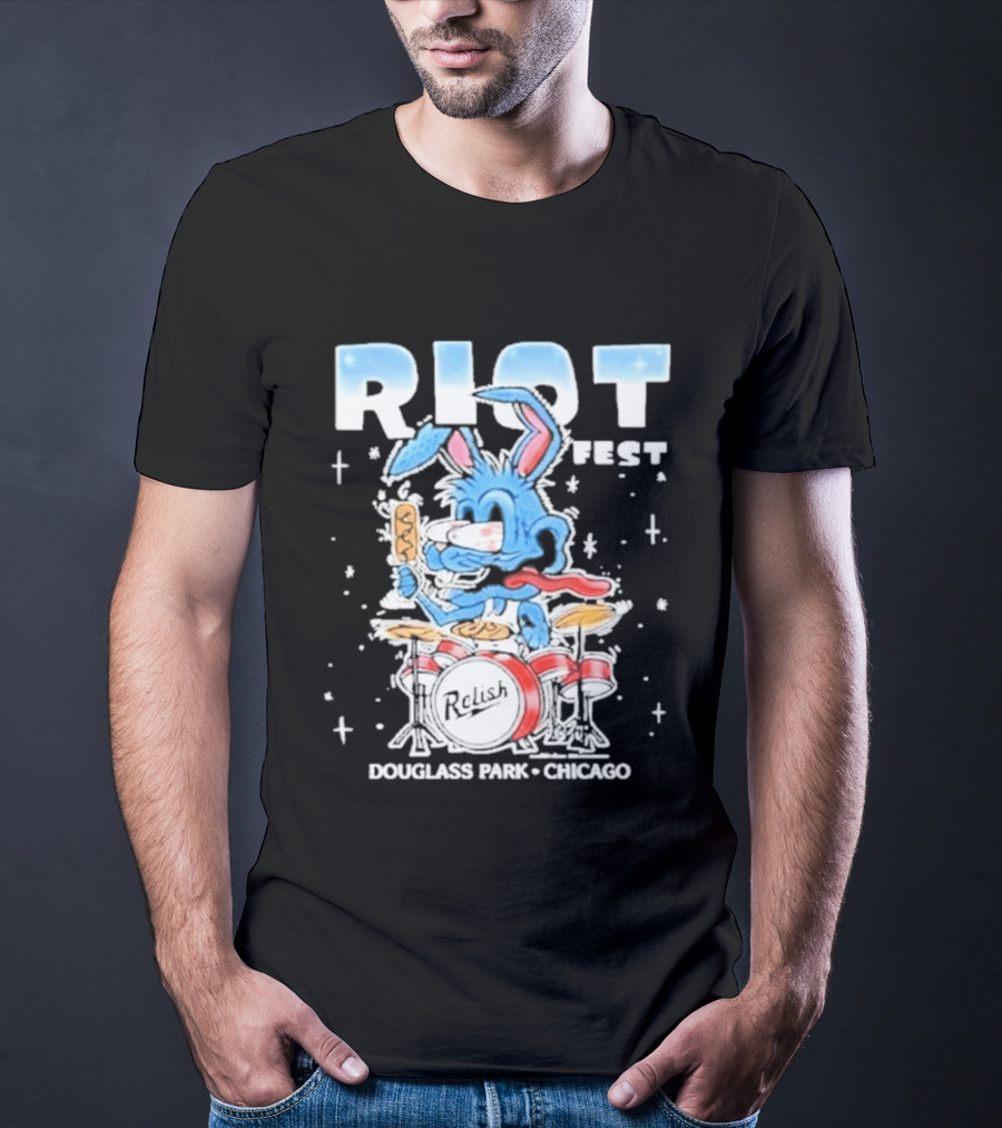Riot Festival 2026 Douglass Park Chicago Relish Event T-Shirt