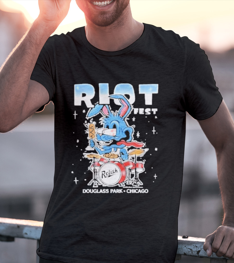Riot Festival 2026 Douglass Park Chicago Relish Event T-Shirt