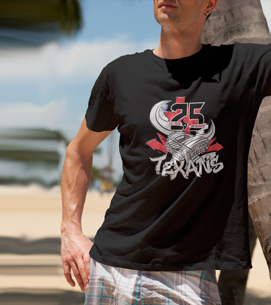 Texans 25 Seasons 2026 Est. 2002 Celebration T-Shirt