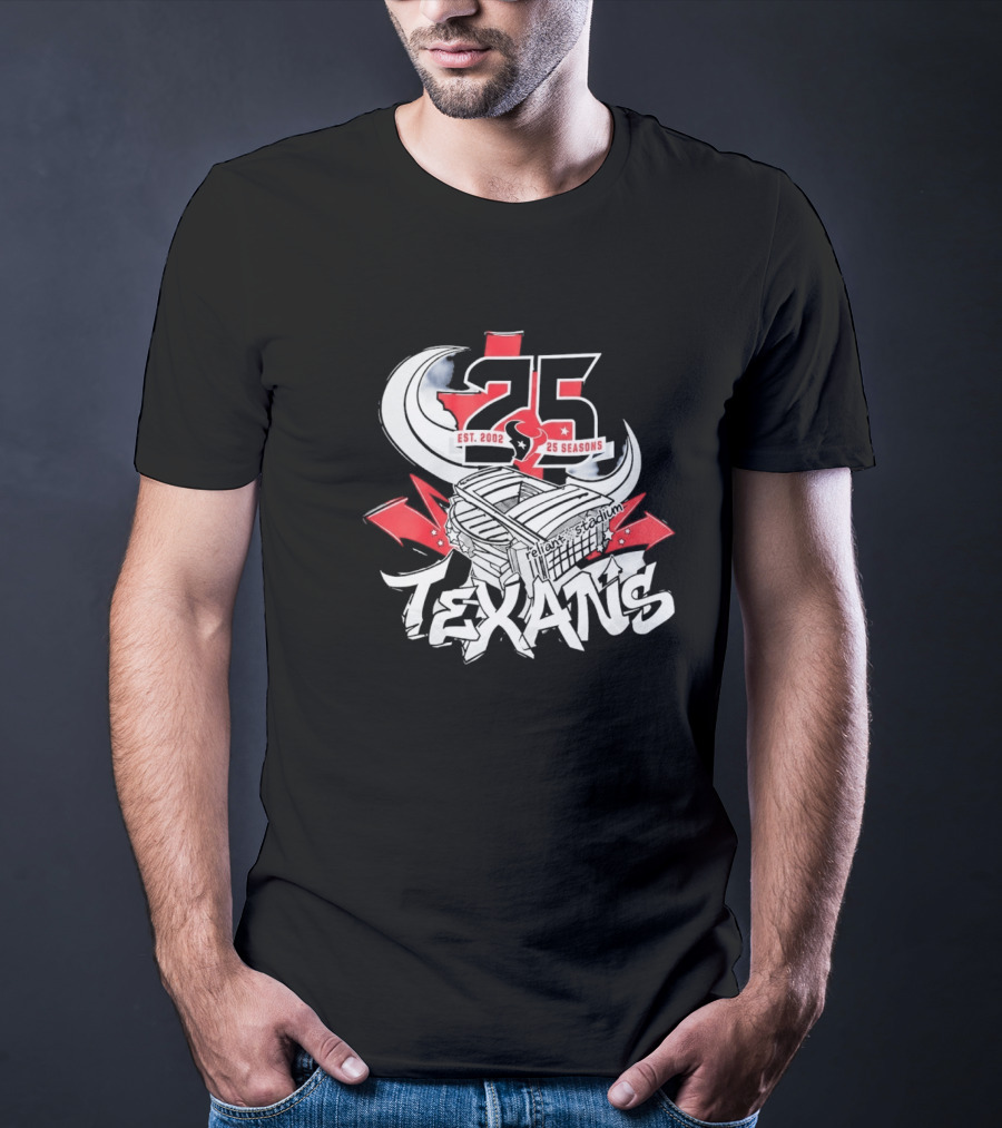 Texans 25 Seasons 2026 Est. 2002 Celebration T-Shirt