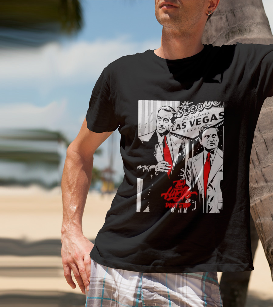 Las Vegas Casino Mobsters Red Tie T-Shirt