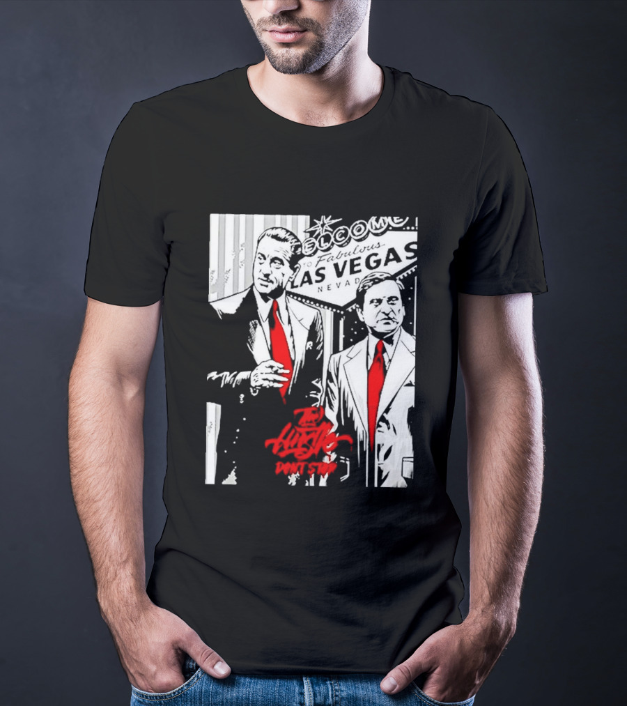 Las Vegas Casino Mobsters Red Tie T-Shirt