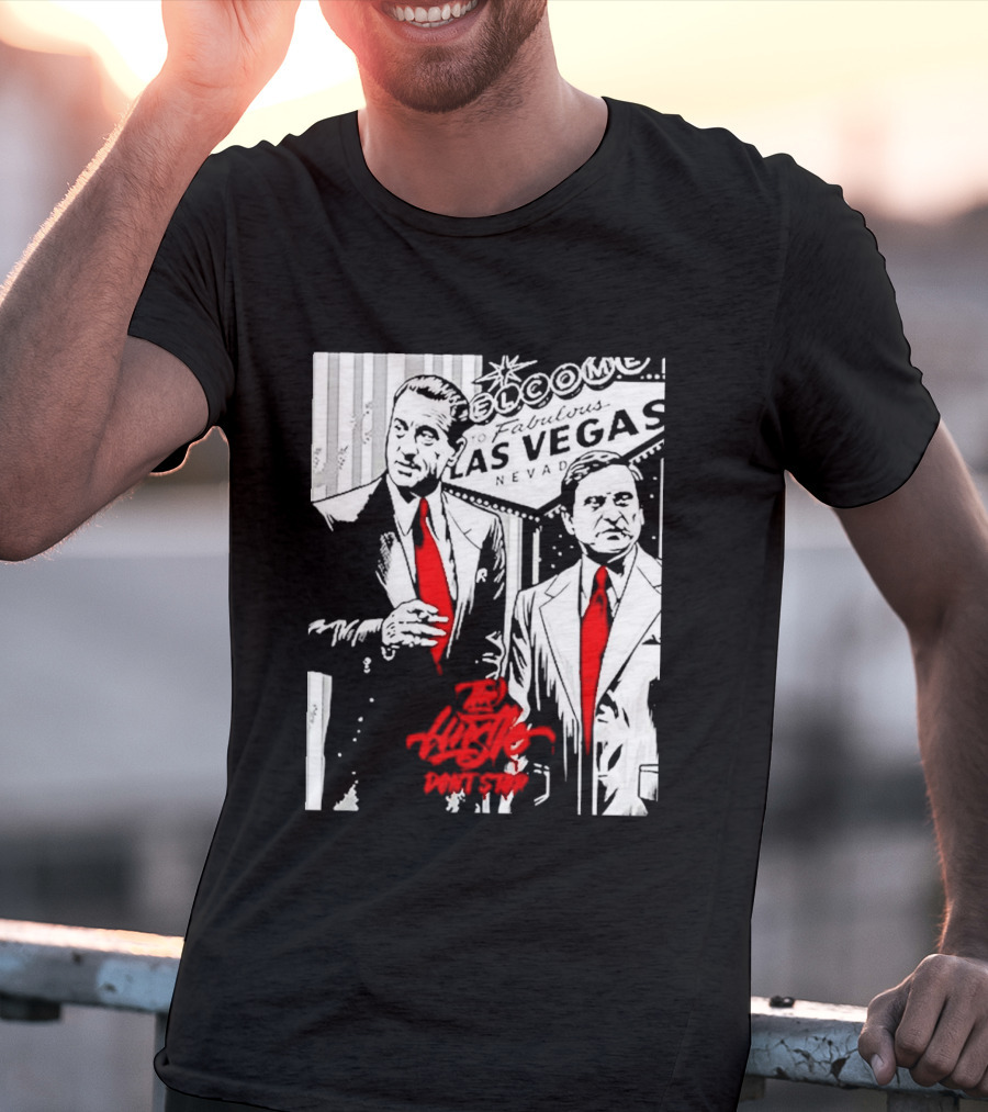 Las Vegas Casino Mobsters Red Tie T-Shirt