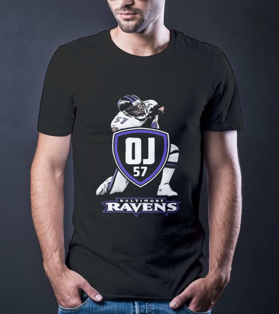 Baltimore Ravens OJ 57 Football Player T-Shirt