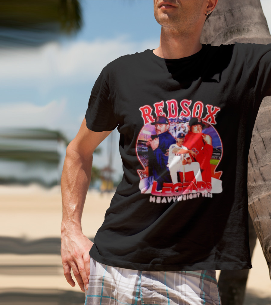 Boston Red Sox Legends Heavyweight Hits Abreu And Duran T-Shirt