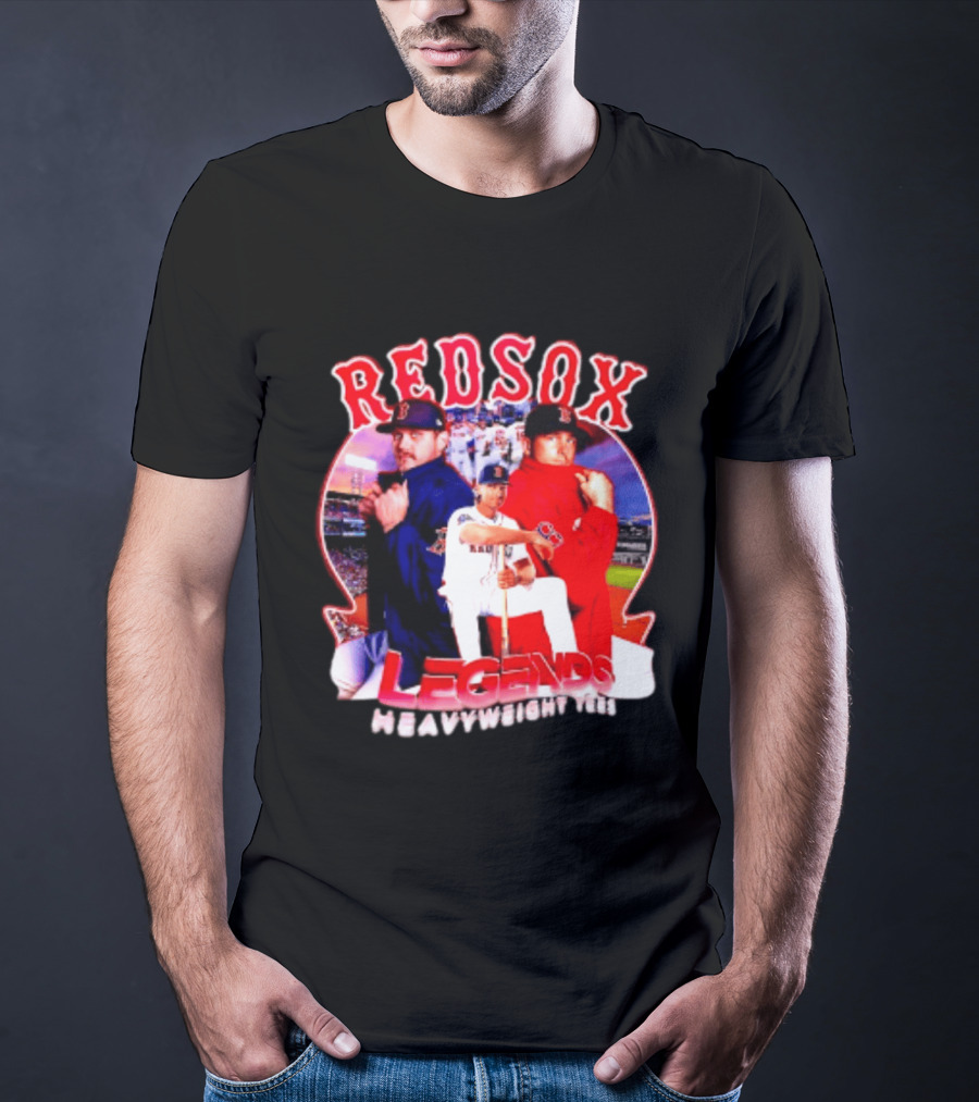 Boston Red Sox Legends Heavyweight Hits Abreu And Duran T-Shirt