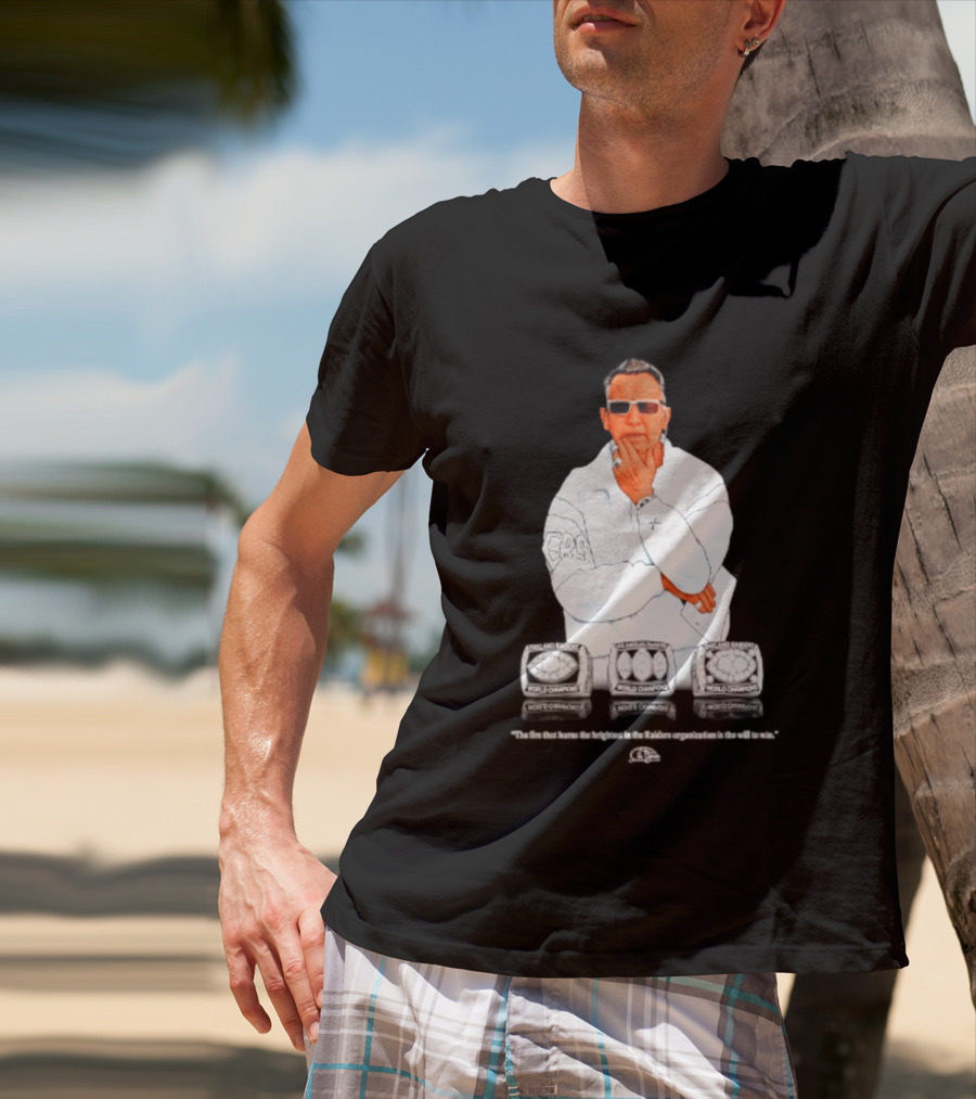 Maxx Crosby Las Vegas Raiders Al Davis World Champion Rings T-Shirt