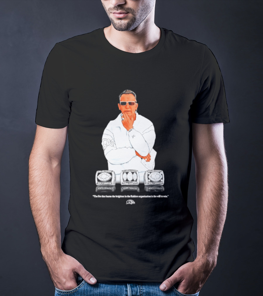 Maxx Crosby Las Vegas Raiders Al Davis World Champion Rings T-Shirt
