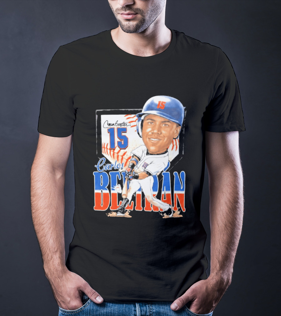 Carlos Beltran 15 NY Mets Baseball Art 2026 T-Shirt