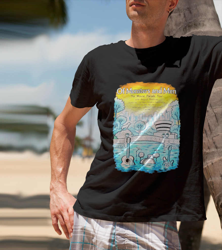 Of Monsters And Men The Mouse Parade Tour September 23 2026 Central Park New York T-Shirt