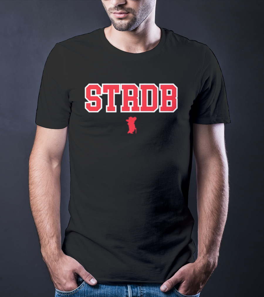 Ole Miss Rebels NCAA Football STRDB Retro Style Block Letters T-Shirt