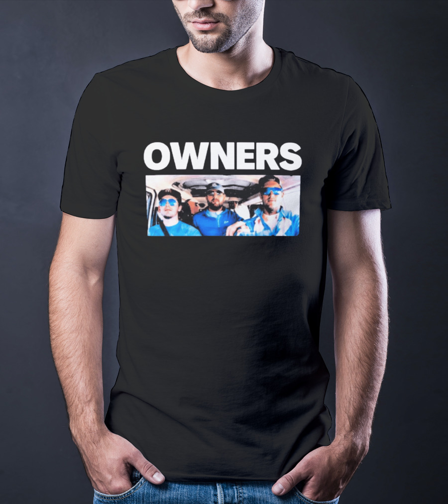 OWNERS Ride Together Sunglasses And Blue Outfits T-Shirt