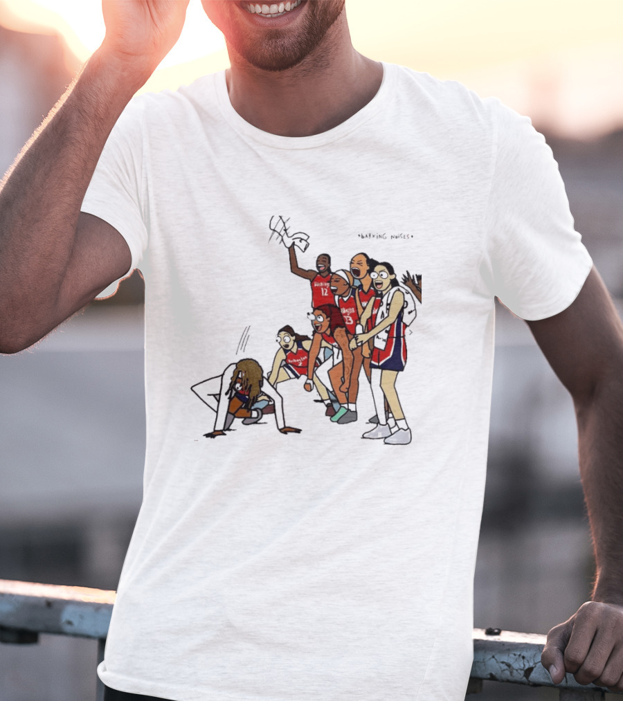 Basketball Team Washington Celebration Barking Noises T-Shirt