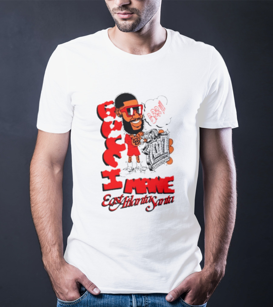 Gucci Mane Brr East Atlanta Santa Christmas T-Shirt